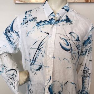 Polo by Ralph Lauren Nautical theme Linen NWT